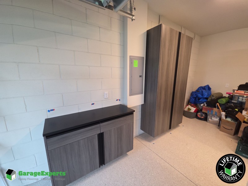 Residential Garage Cabinet Storage Solution in Melbourne, Fl