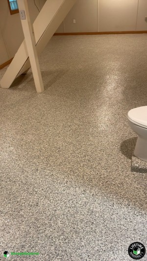 Residential Garage Epoxy Flooring in Akron, Ohio