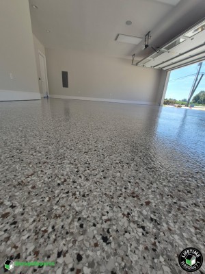 Residential Garage Epoxy Flooring in Oscar, La