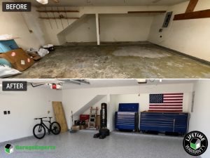 Residential Garage Epoxy Flooring in Fort Worth, Texas