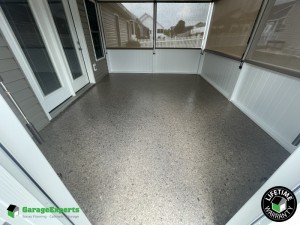 Residential Porch Patio Epoxy Flooring in Waynesboro, Virginia