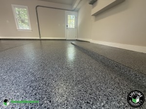Residential Garage Epoxy Flooring in Wiliamsburg, Virginia