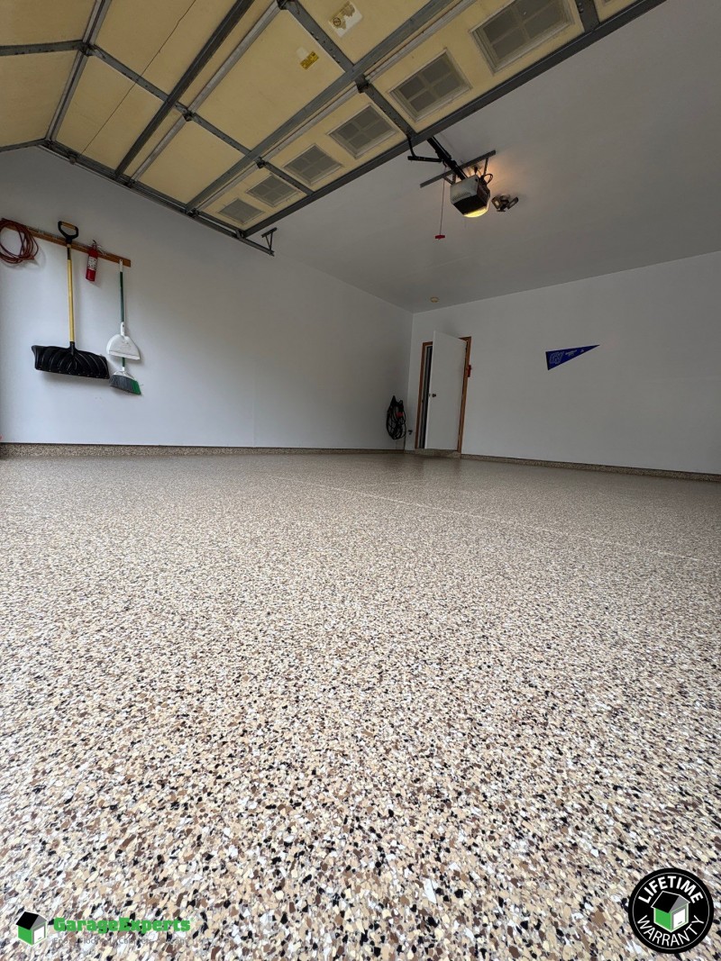 Residential Garage Epoxy Flooring in Oswego, Il