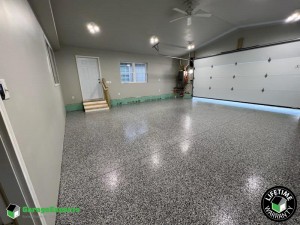Residential Garage Epoxy Flooring in Dublin, Ohio