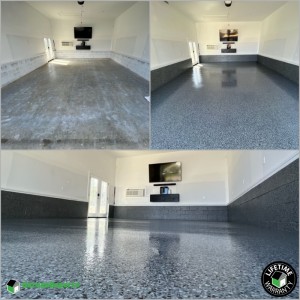 Residential Garage Epoxy Flooring in Chesterfiled, Virginia