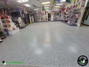Commercial Store Epoxy Flooring in Colorado Springs, Colorado