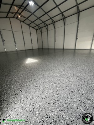 Residential Garage Epoxy Flooring in Newport News, Virgini