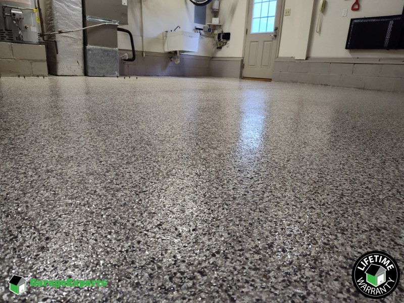 Residential Garage Epoxy Flooring in Yorktown, Virginia Image