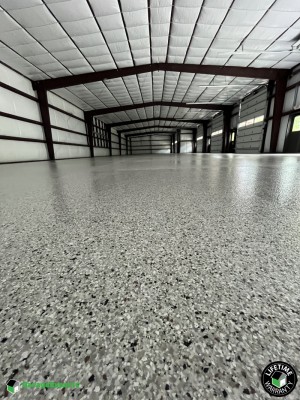 Commercial Storage Facility Epoxy Flooring in Ware County, Virginia