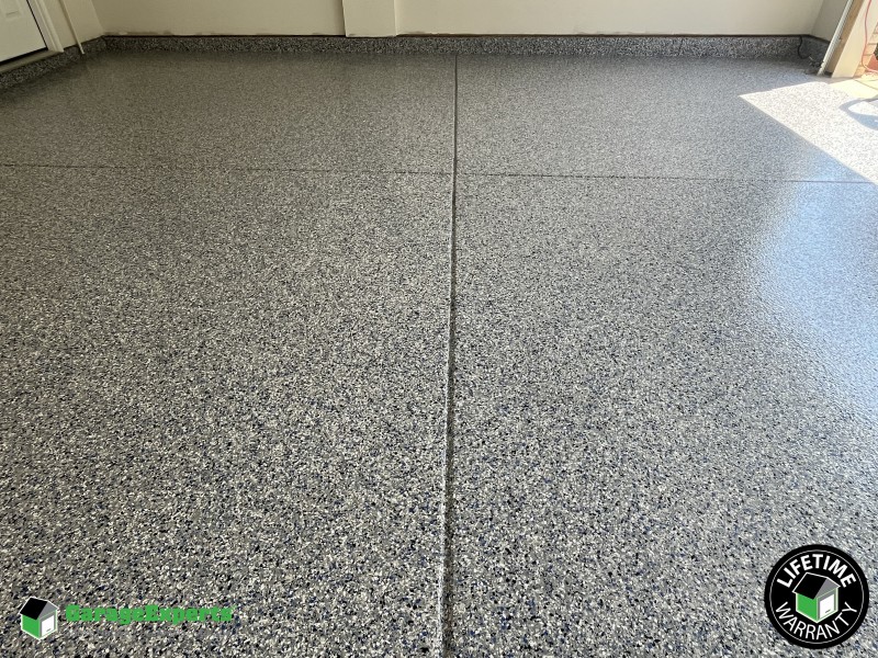 Residential Garage Epoxy Flooring in Yorktown, Virginia