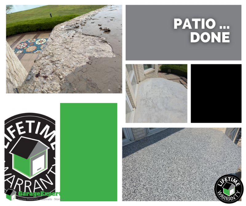 Residential Patio Epoxy Flooring in Fort Wayne, In