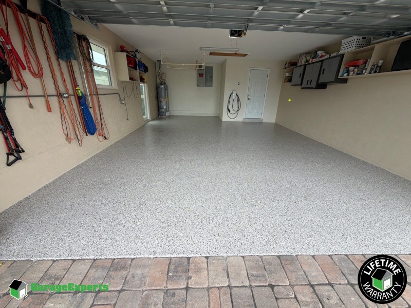 Residential Garage Epoxy Flooring in Satellite Beach, Fl
