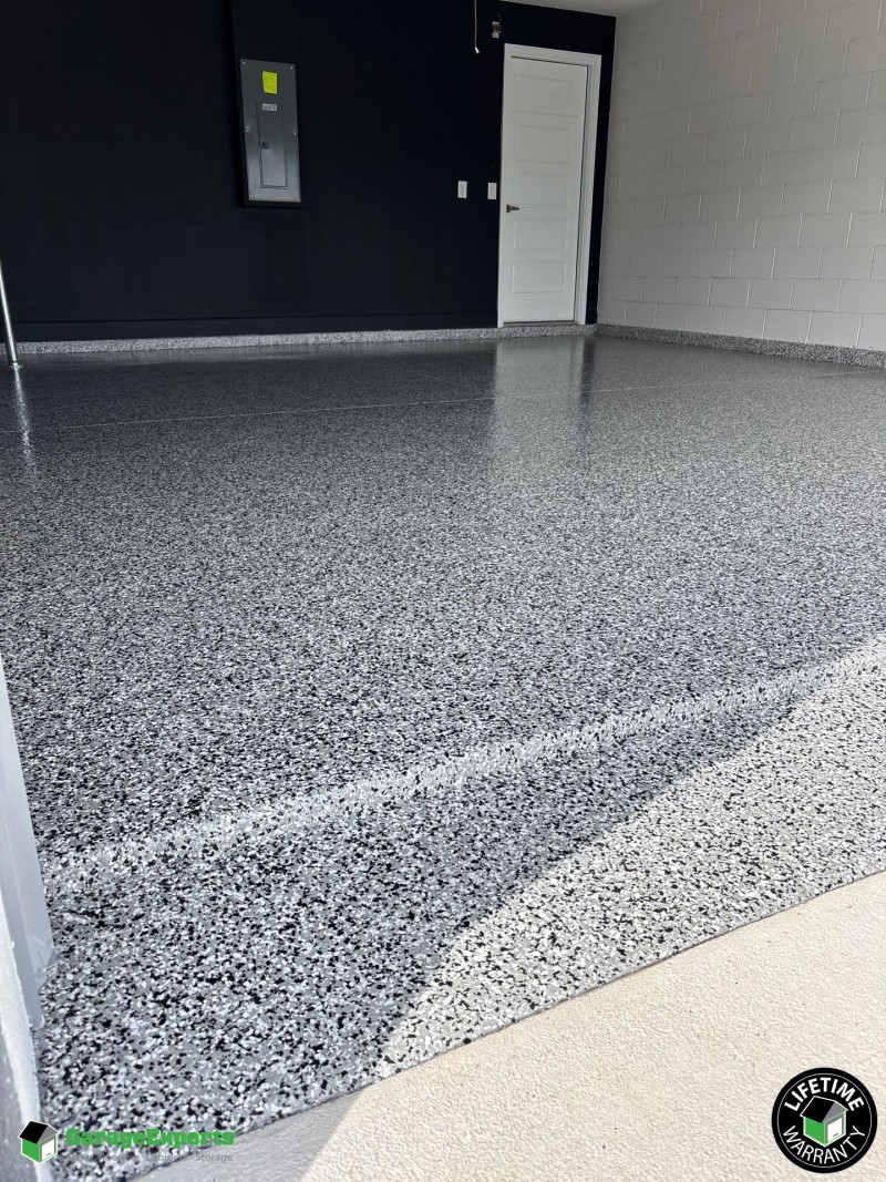 Residential Garage Epoxy Flooring in Palm Bay, Fl Image