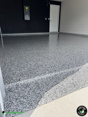 Residential Garage Epoxy Flooring in Palm Bay, Fl