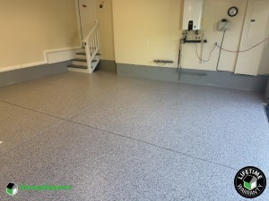 Residential Garage Epoxy Flooring in Williamsburg, Virginia