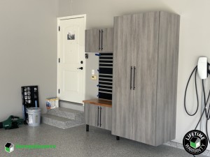 Residential Garage Cabinet Storage Solution in East Peoria, Il