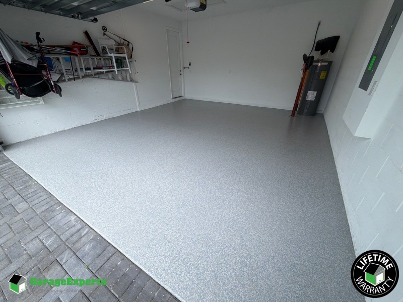 Residential Garage Epoxy Flooring in Palm Bay, Fl