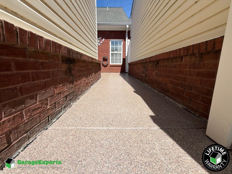 Residential Patio Epoxy Flooring in Madison, Al