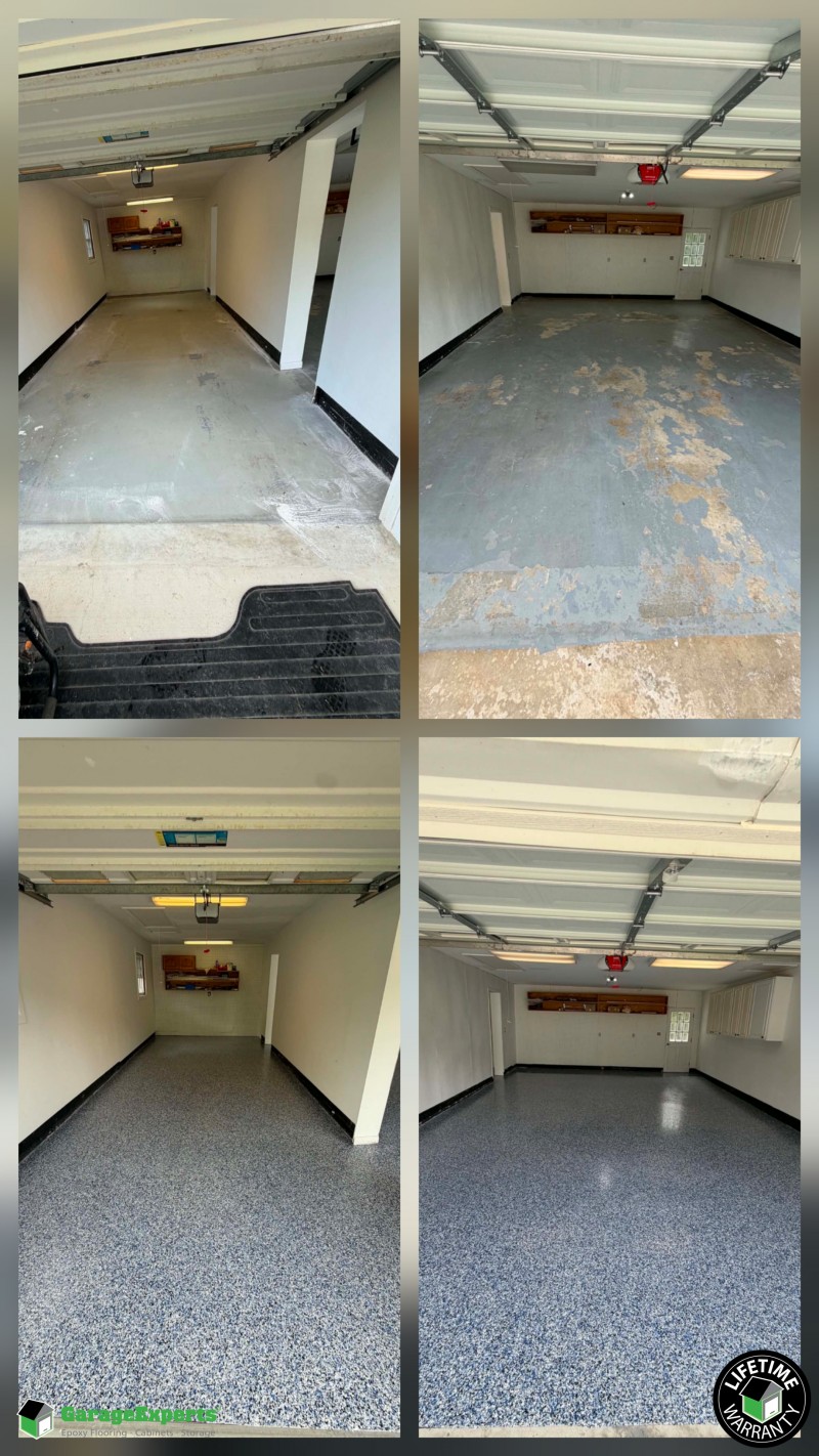Residential Garage Epoxy Flooring in Dunkirk, Md
