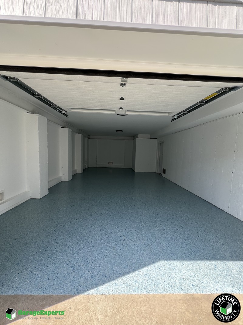 Residential Garage Epoxy Flooring in Long Beach, Ny Image