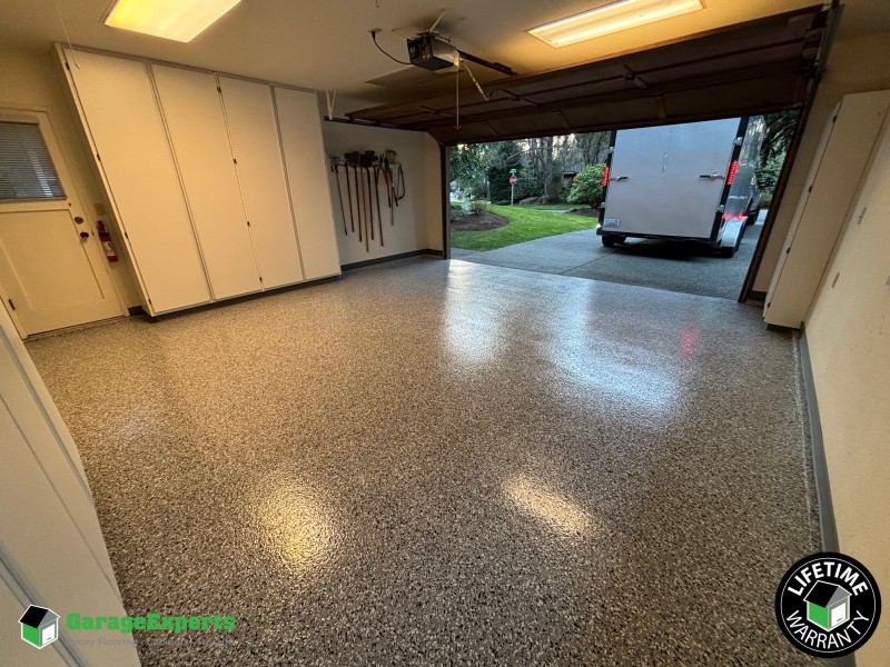 Residential Gagage Epoxy Flooring in Marysville, Washington Image