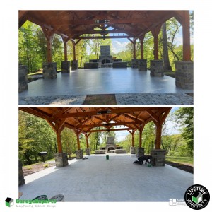 Commercial Outdoor Park Pavilion Epoxy Flooring in ,