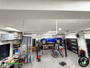 Residential Garage Epoxy Flooring in Moneta, Virginia