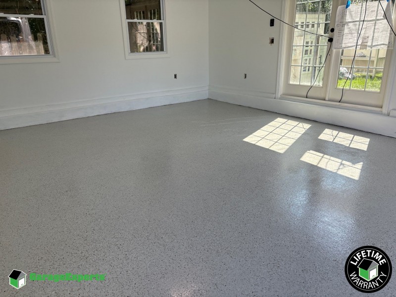 Residential Garage Epoxy Flooring in South Orange, New Jersey