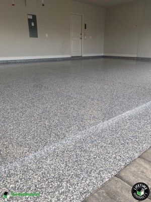 Residential Garage Epoxy Flooring in Palm Bay, Fl