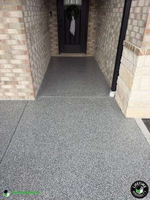 Residential Porch Epoxy Flooring in Farmington, Ar