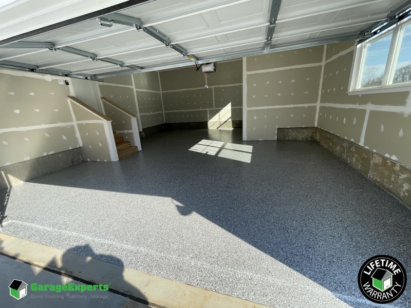 Residential Garage Epoxy Flooring in Staunton, Virginia Image