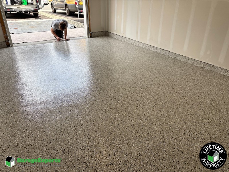 Residential Garage Epoxy Flooring in Monroe, New Jersey